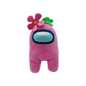Toikido Among Us Plush Yume with Flower Pink Stuffed 12"